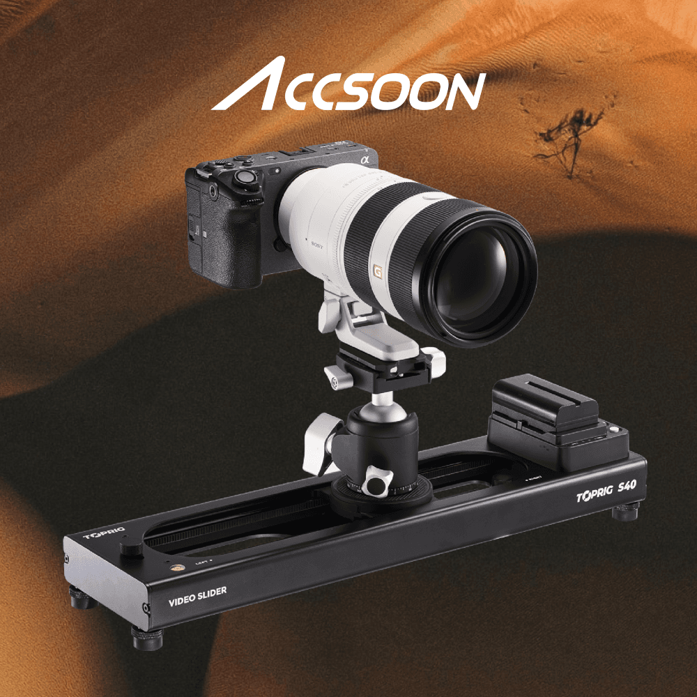 액순 ACCSOON TOPRIG S60 카메라 슬라이더 탑리그 전기 전동