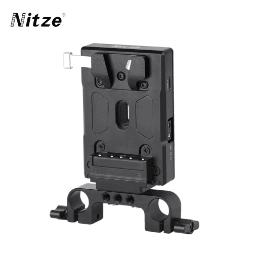 NITZE V마운트 배터리 플레이트 D-Tap USB-C PD 15mm 로드클램프 니츠
